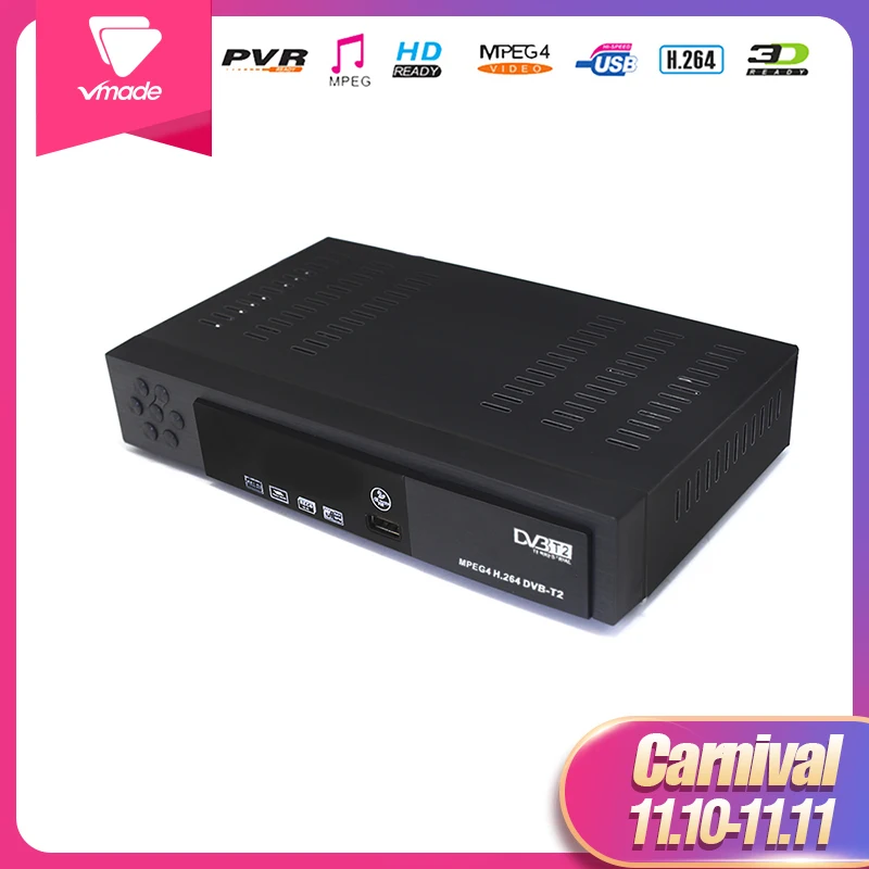 Fully HD Digital DVB T2 8902 Terrestrial TV Receiver H.264 MPEG 4/2 HD ...