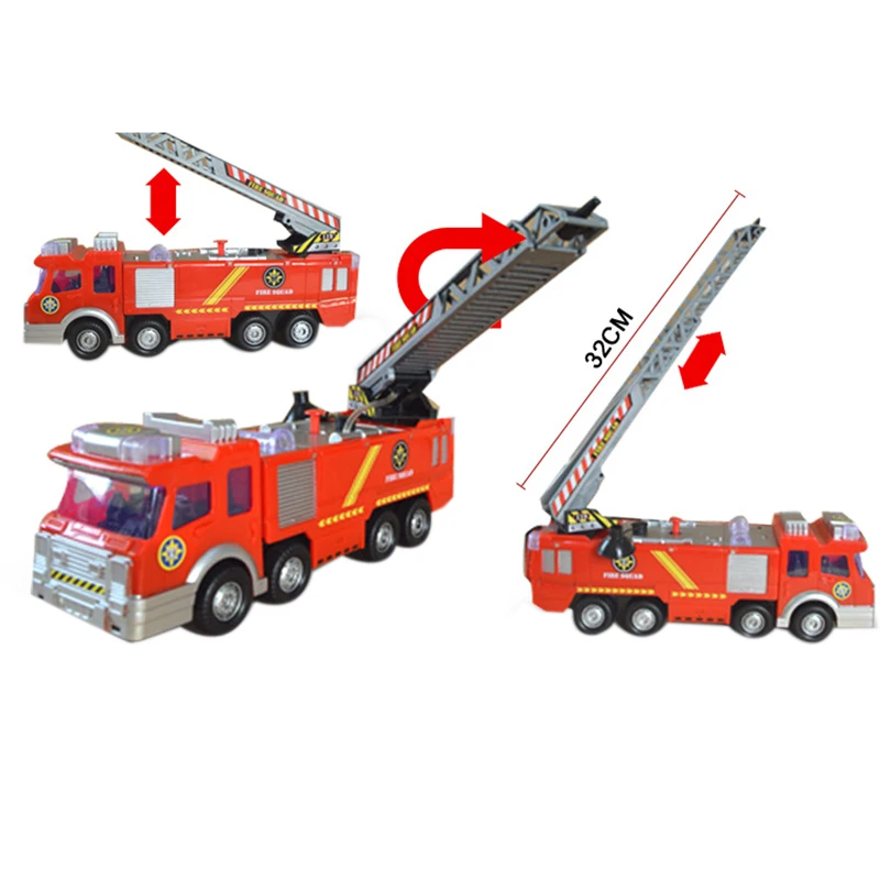 Распылитель воды игрушка «пожарная машина» автомобиль игрушка пожарная машина Пожарный Сэм пожарная машина Музыкальный светильник обучающая игрушка