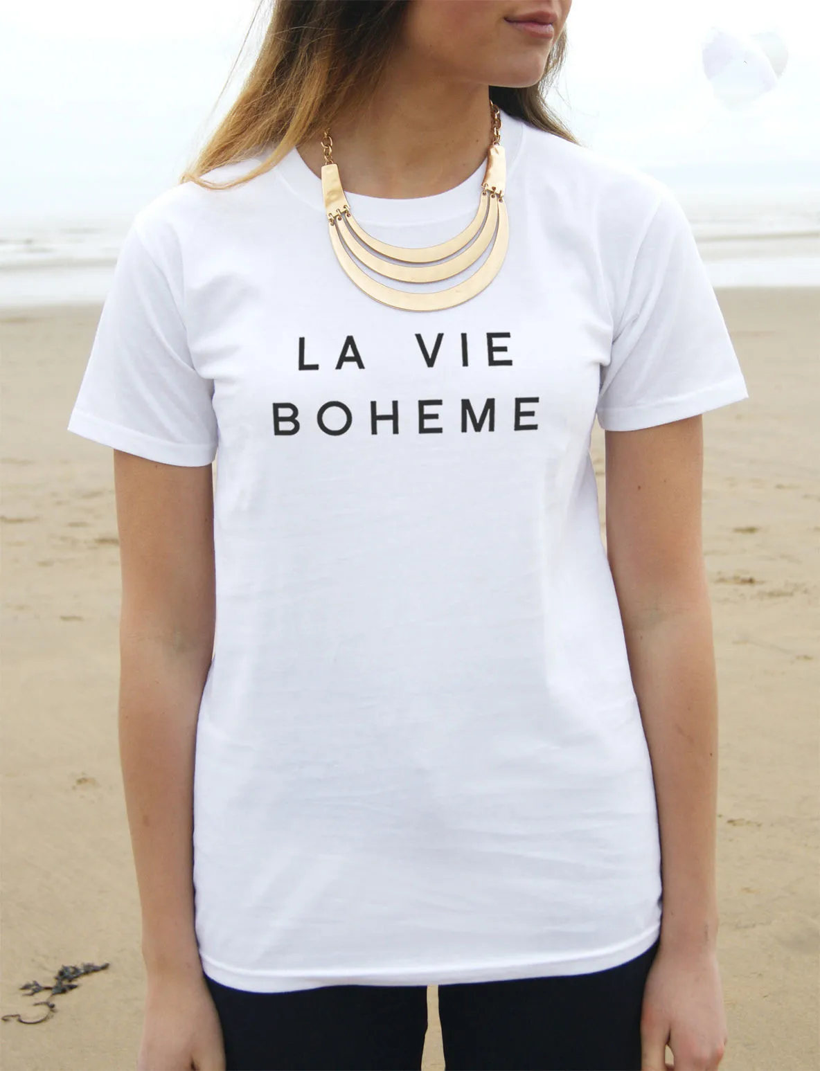 Женский топ La Vie Boheme Футболка Топ модная футболка богемный слоган блогер хипстер