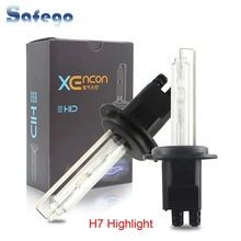 Safego 1 пара H7 H8 6000K H9 H11 ксеноновые лампы ближнего света HID, Сменные лампы, автомобильный светильник 55 Вт, белый головной светильник, лампы, высокий светильник H7