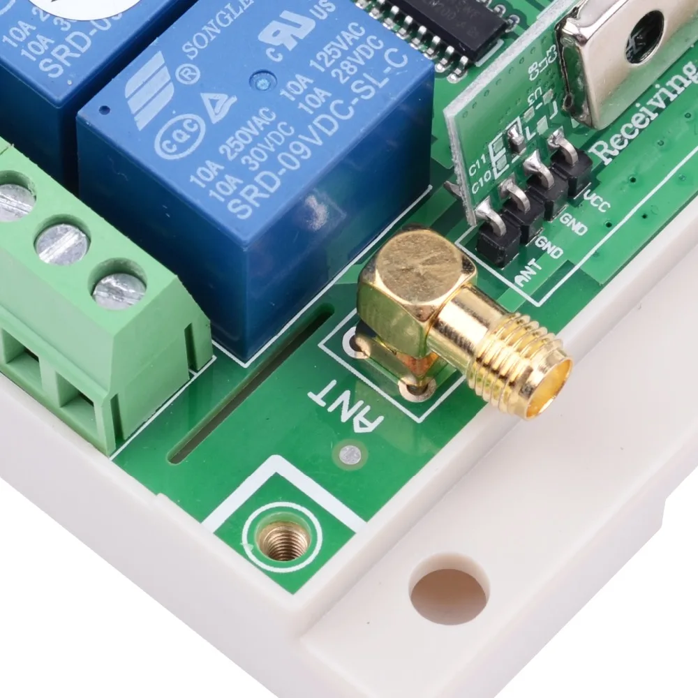 DC 12V 24V 36V 48V 12 Channel RF беспроводные огни на дистанционном управлении переключатель системы 12CH 10A релейный приемник+ 12 кнопочный передатчик