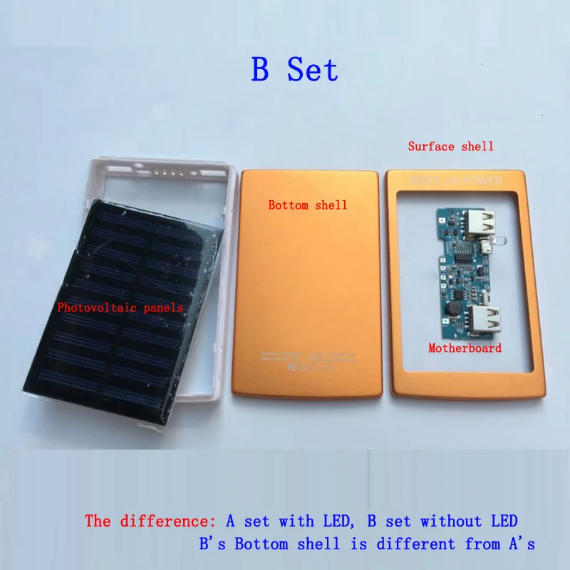 5V 1A 2.1A солнечная батарея двойной USB зарядное устройство печатная плата модуля +