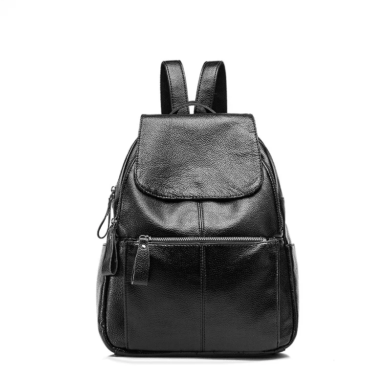 

Genuine Leather Backpack Vintage Cow Split Leather Women Backpack Ladies Shoulder Bag School Bag for Teenage Girl female C454