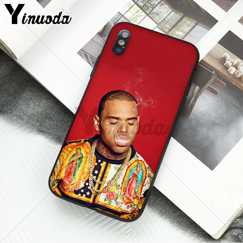 Yinuoda Chris Brown Breezy High Quality Phone Accessories Case for Apple iPhone 8 7 6 6S Plus X XS MAX 5 5S SE XR Cellphones