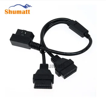 

Auto Diagnostic Cable L Type 90 Degree Standard OBD2 II 16Pin Male to Female 1 in 2 Extension Cables Vehicle Adapter Connector