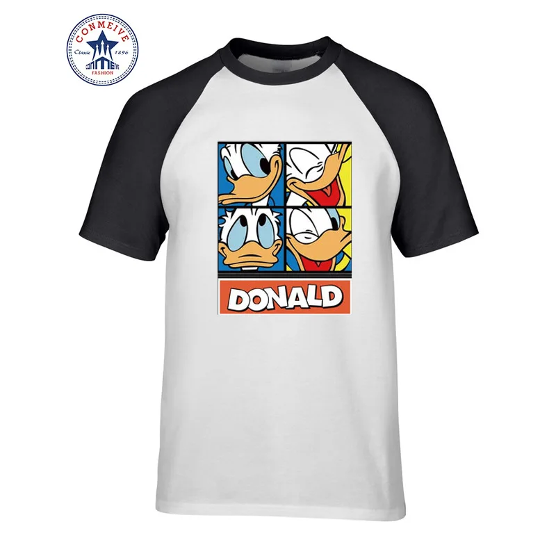 

New Fashion Funny Donald Duck Cotton t shirt for men