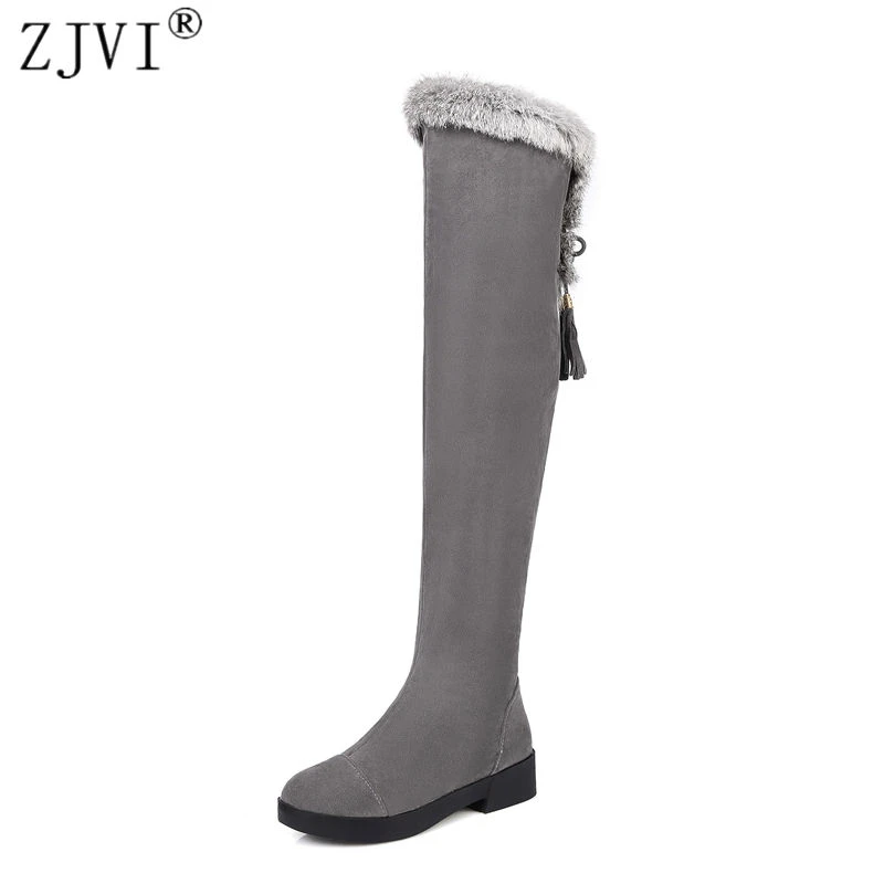 thigh high snow boots