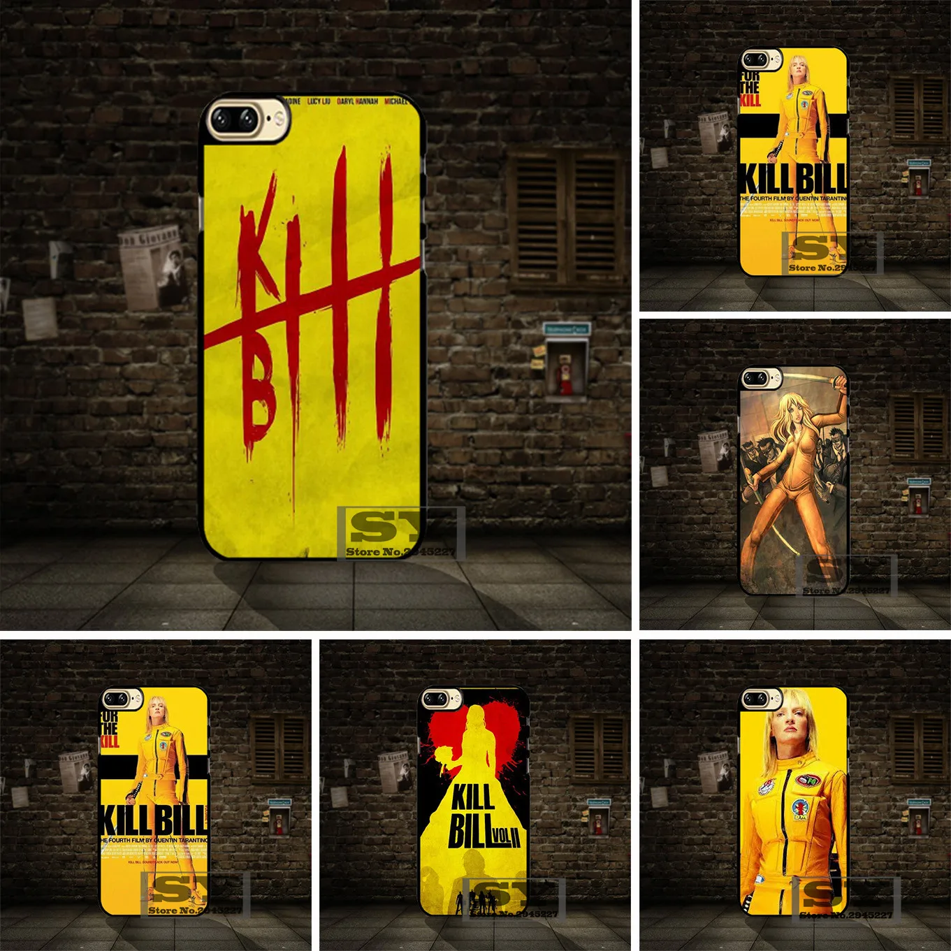 Kill Bill cell phone Case Cover For Huawei P6 P7 P8 P9 P10 Lite Honor 3 4 4X 4C 7 V8 LG G3 G4 G5 |
