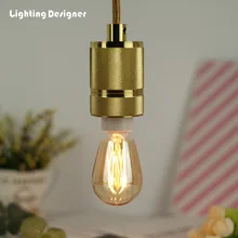 ST45 Эдисон лампы E14 220 В 40 Вт Круглые ретро старинная лампочка Винтаж лампа с короткозамкнутым ротором дизайн в стиле ламп накаливания Декор Светильник