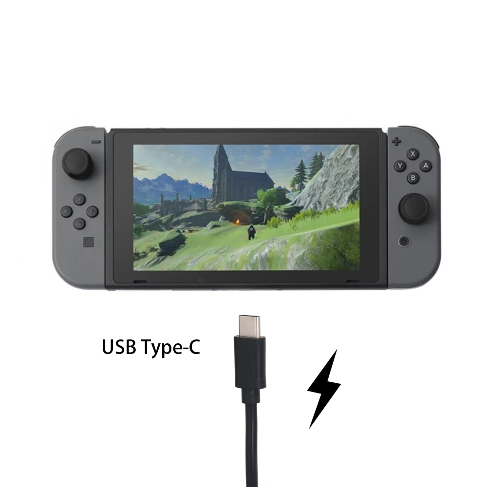 Кабель для быстрой зарядки с разъемом usb type-C зарядное устройство Joy-cons для игровой консоли nintendo Switch лучший подарок