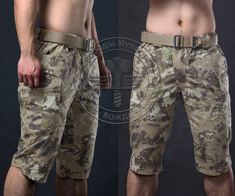 Running Camping ShortsCamouflage Cargo Shorts Men Cotton Sport Shorts