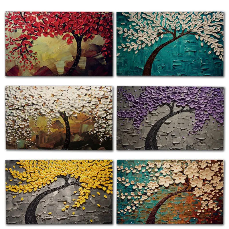 

1Pcs Flower Tree Pattern Kitchen Placemat Dining Table Mat Drink Coaster Cotton Linen Pad Bowl Cup Mat 42*32cm Home Decor MP0016