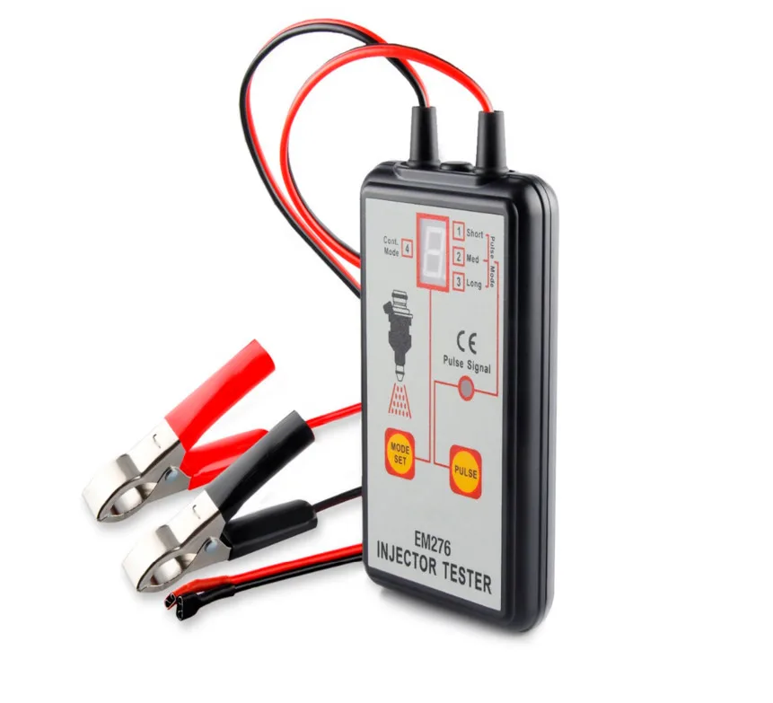 Fuel Injector Tester Automotive Fuel Pump System Analyzer 4 Pulse Modes