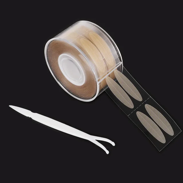 

600pcs S Makeup Clear Lace mesh Eyelid Stripe Big eyes Invisible double fold eyelid shadow sticker Double Eyelid Tape Tools