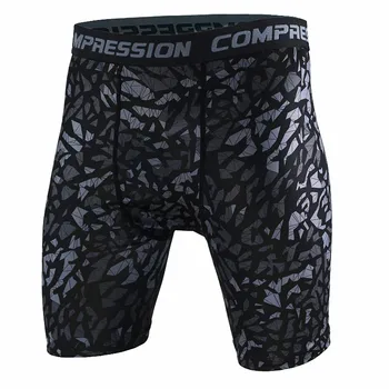 

Mens Crossfit Camouflage Tight Shorts Running Training Compression Quick-drying Pants Gym Jogging Fitness Workout Bermuda Tights