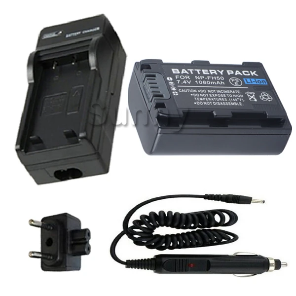Mains Wall Battery Charger BC-TRV For Sony HDR-SR10 DCR-SR32 HDR-CX106E HandyCam