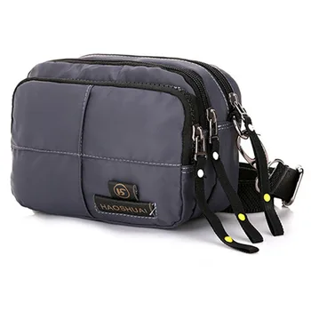 

Men Nylon Belt Fanny Waist Pack Purse Wallet Travel Riding Phone Shoulder Messenger Pocket Belt Bum Pouch Phone Wallet