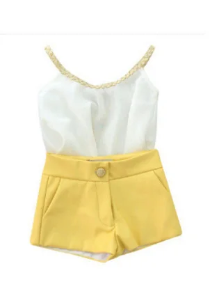 

2018 summer fashion Baby girl Clothes Sets girls Chiffon top+ pant 2pcs cute Baby Clothing Sets kids Children Clothes outfit