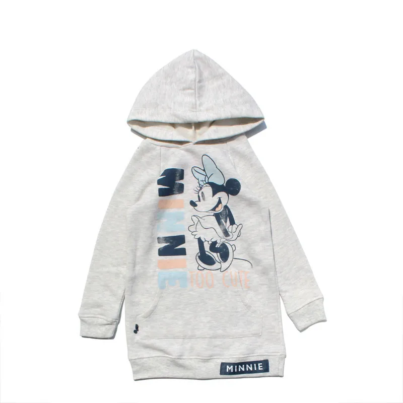 

Disney autumn and winter girl sweatshirt children girl sweater coral velvet hoodies Minnie Mouse cartoon children's clothing