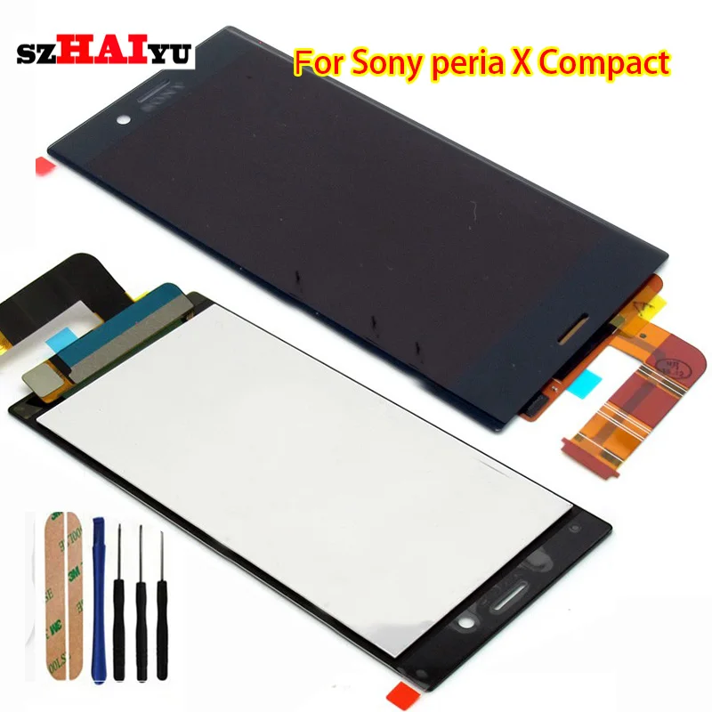 

SZHAIYU Touch Screen Digitizer For Sony Xperia X Compact F532 Mini LCD Display 1280x720 4.6'' TFT LCD Frame