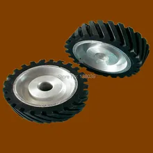 Best Price 150*50*25mm Diagonal Rubber  wheel Belt sander polisher wheel Abrasive belt set