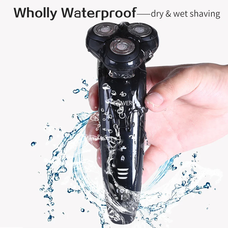 Online TINTON LEBEN Männer der 4D Elektrische Rasierer 4 IN 1 Bart Trimmer Wiederaufladbare Rasierer für Männer Rasieren Maschine Gesicht Pflege elektrische Rasierer
