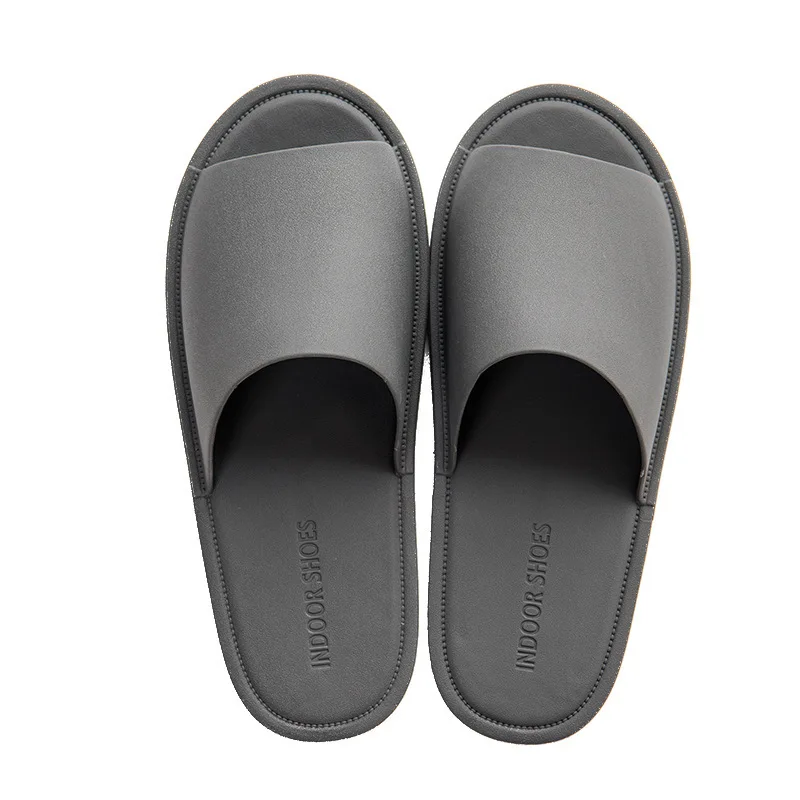 Summer Home Slippers Women Indoor Flat Shoes Solid Color Non-slip Lovers Bathroom Slipper Unisex Floor Slides SH021509