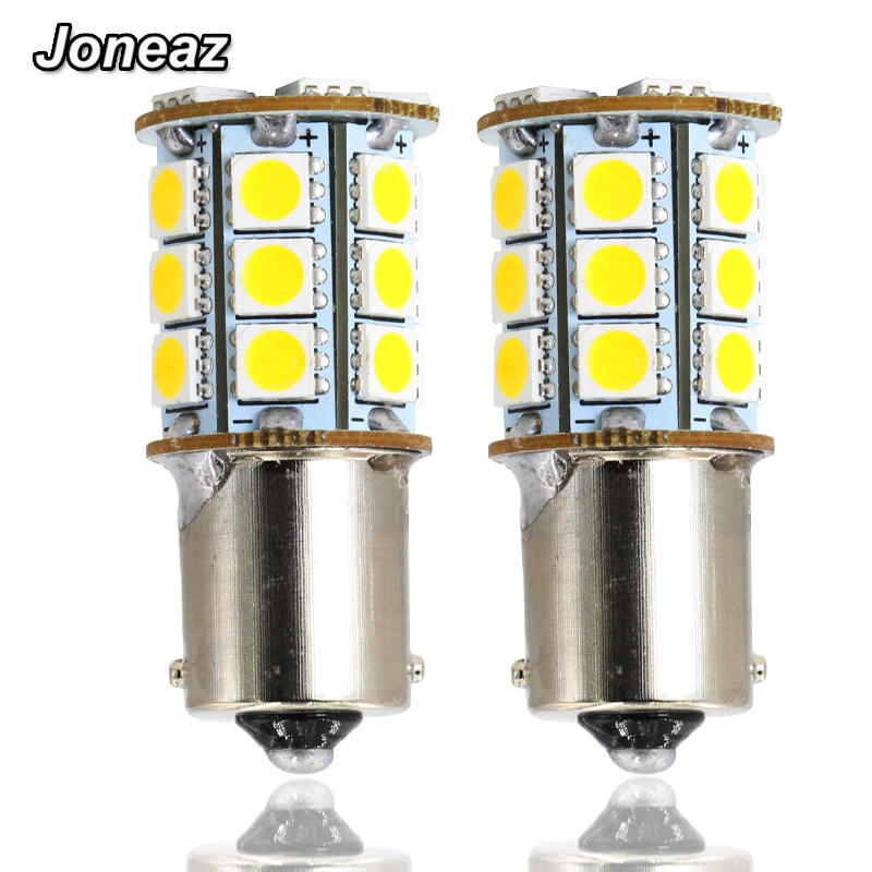 2 шт. bombilla 12v 24v S25 P21W 1156 BA15S 3W светодиодные лампы автомобильные огни авто сигнал