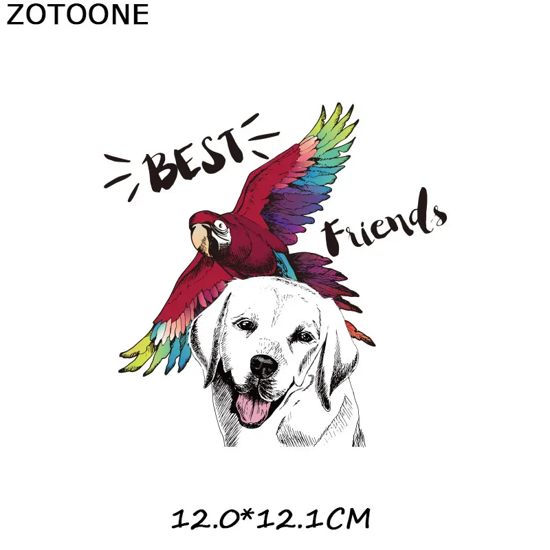 786 ZOTOONE милая собака мультфильм Железная на патч для детей наклейка на одежду DIY животных Тепловая аппликация передачи для футболки с принтом G - Цвет: 786