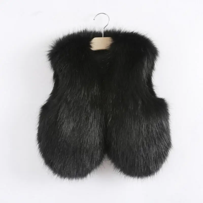 Aliexpress.com : Buy Girls Vest Faux Fur Girl Out Wears Autumn Winter