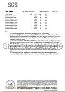 SGS CERTIFICATE