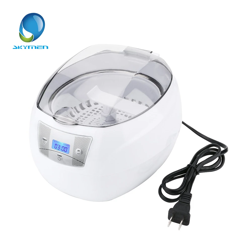 Skymen Digital 750ml Plastic 42kHz Ultrasonic Cleaner Bath For Jewelry Watch Ring Circuit Board Parts CD