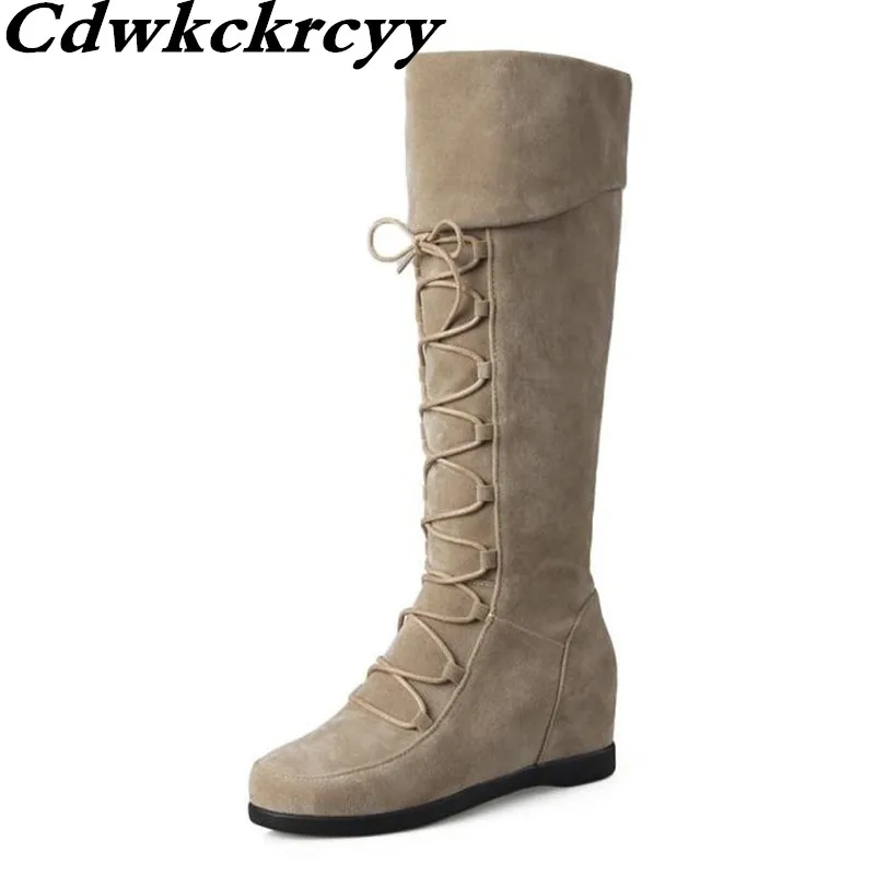 flat bottom knee high boots