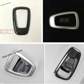 

Yimaautotrims Matte / Carbon Fiber Look Interior Fit For Honda CR-V CRV 2017 - 2020 Roof Rear Seat Child Safety Belt Cover Trim
