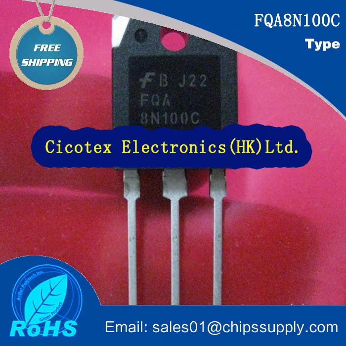 5 шт./лот FQA8N100C TO-3P MOSFET N-CH 1000 V 8A TO-3P