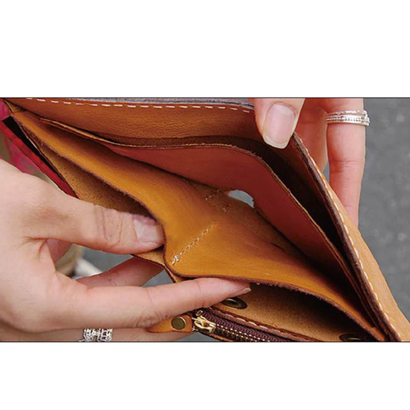 1 Set Unisex Wallet Template Leather Clear Acrylic Pattern Set Model for Making Short Wallet Zipper Purse Leathercraft Tools