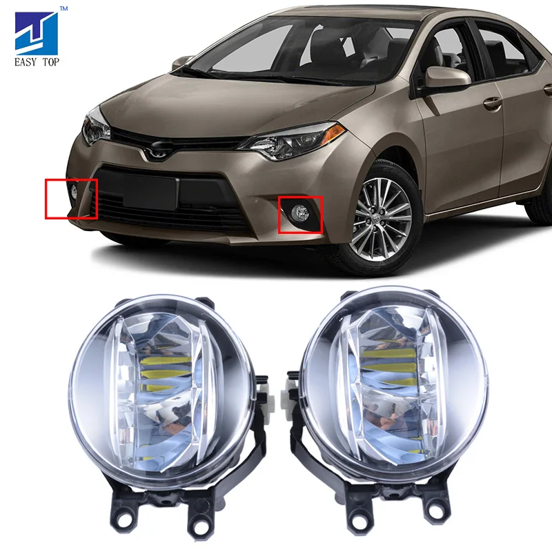 

18W Super Bright LED Fog Lamp Fog lights For Toyota YARIS Avensis Camry Corolla