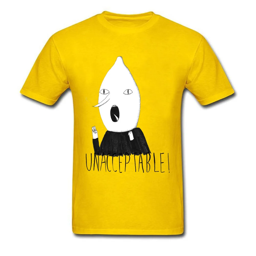 

Adventure Time LEMONGRAB Unacceptable Funny T Shirt Prevalent Funny 100% Cotton Fabric Crewneck Mens Tops Shirts Cartoon