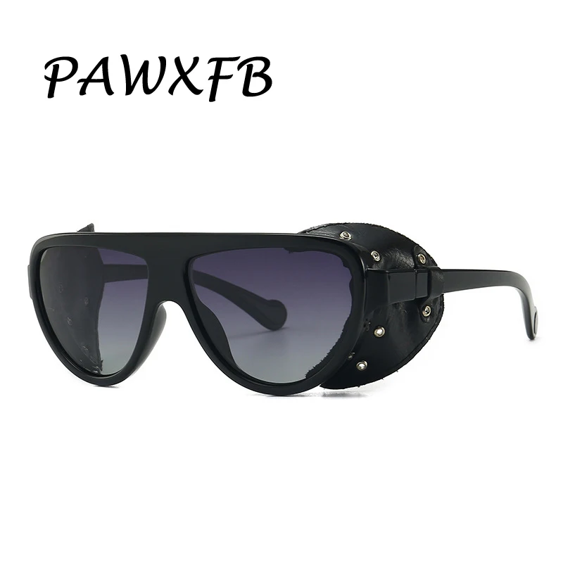 PAWXFB 2019 женские солнцезащитные очки в стиле стимпанк Мужская мода аксессуары: для