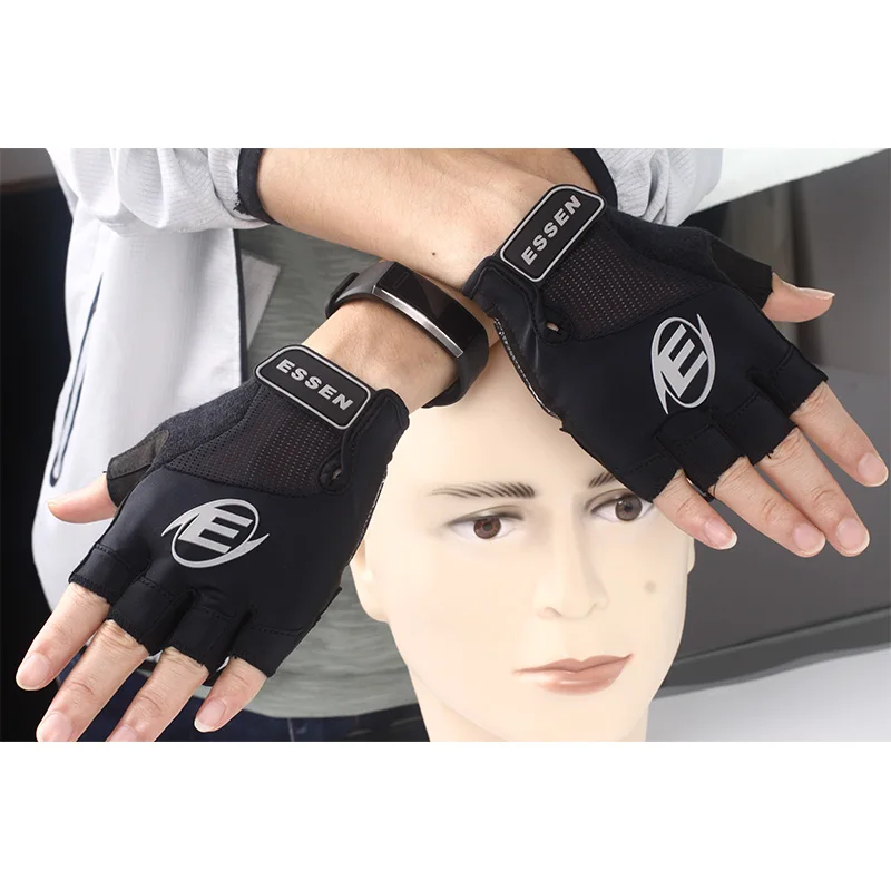 

ESSEN Breathable Cycling Half Finger Anti-Slip GEL Pad MTB Road Bicycle Bike Summer Short Gloves for Men Women Outdoor Sports