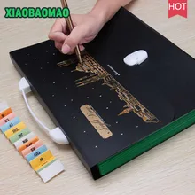 Graffiti A4 Multi layer Document File Folder Bags with Handle Expandable File Folders File folder storage