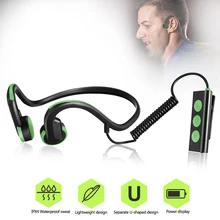 Беспроводные Bluetooth наушники с костной проводимостью стерео Спортивная гарнитура громкой связи микрофон водонепроницаемые наушники для iphone samsung