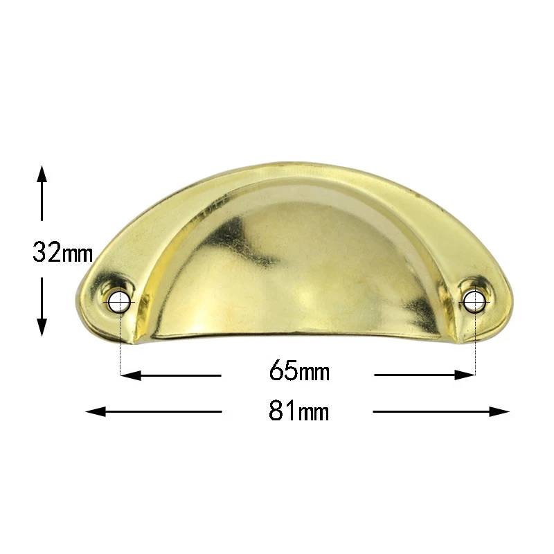 Винтажный металлический шкафчик с ящиками дверные ручки для мебельные ручки, фурнитура антикварный шкаф Железный корпус ручки ретро - Цвет: Gold