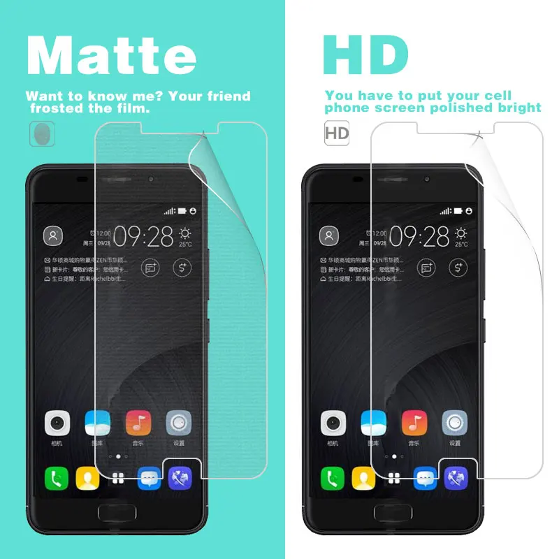 

Anti-Glare Matte Film For Asus Zenfone 3s Max ZC521TL X00GD 5.2 in HD Clear Glossy Film Front LCD Screen Protector Plastic Film