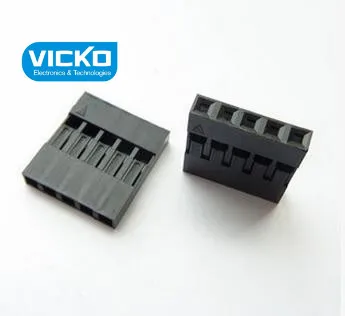 

[VK]1000PCS 5P Dupont plastic shell Spacing of 2.54mm single row connector