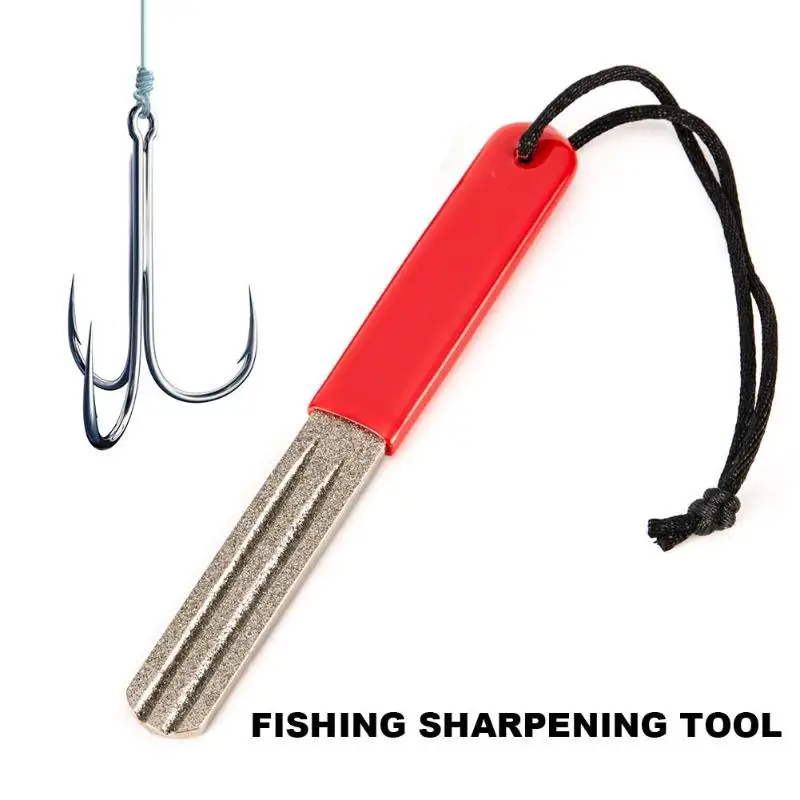 

Diamond Fishing Hook Hone Fishook Sharpening Fishing Tackle Box Accessory Tool Easy To Use Fish Trackle Tools