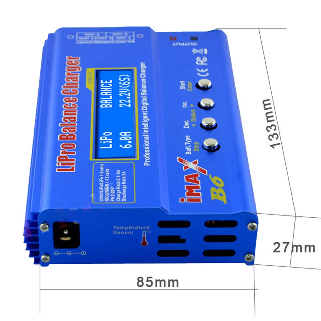 iMAX B6 ЖК-экран цифровой RC Lipo NiMh аккумулятор зарядное устройство