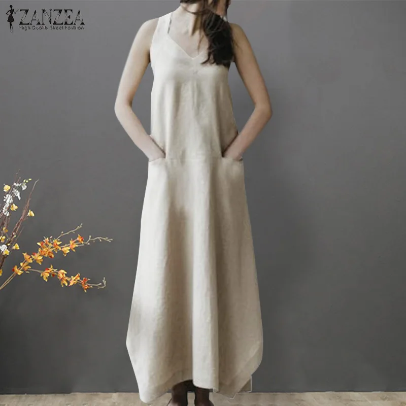 Linen summer maxi dresses Clearance