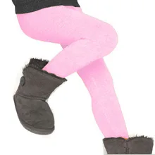 Детские Кашемировые Шерстяные Брюки для Девочки Мягкий Шерсть Штаны Детский Подарок на Год Многоцветный Детские Леггинсы для Девочки Базовый слой Зима белье Теплые Зимние Брюки для Девочек