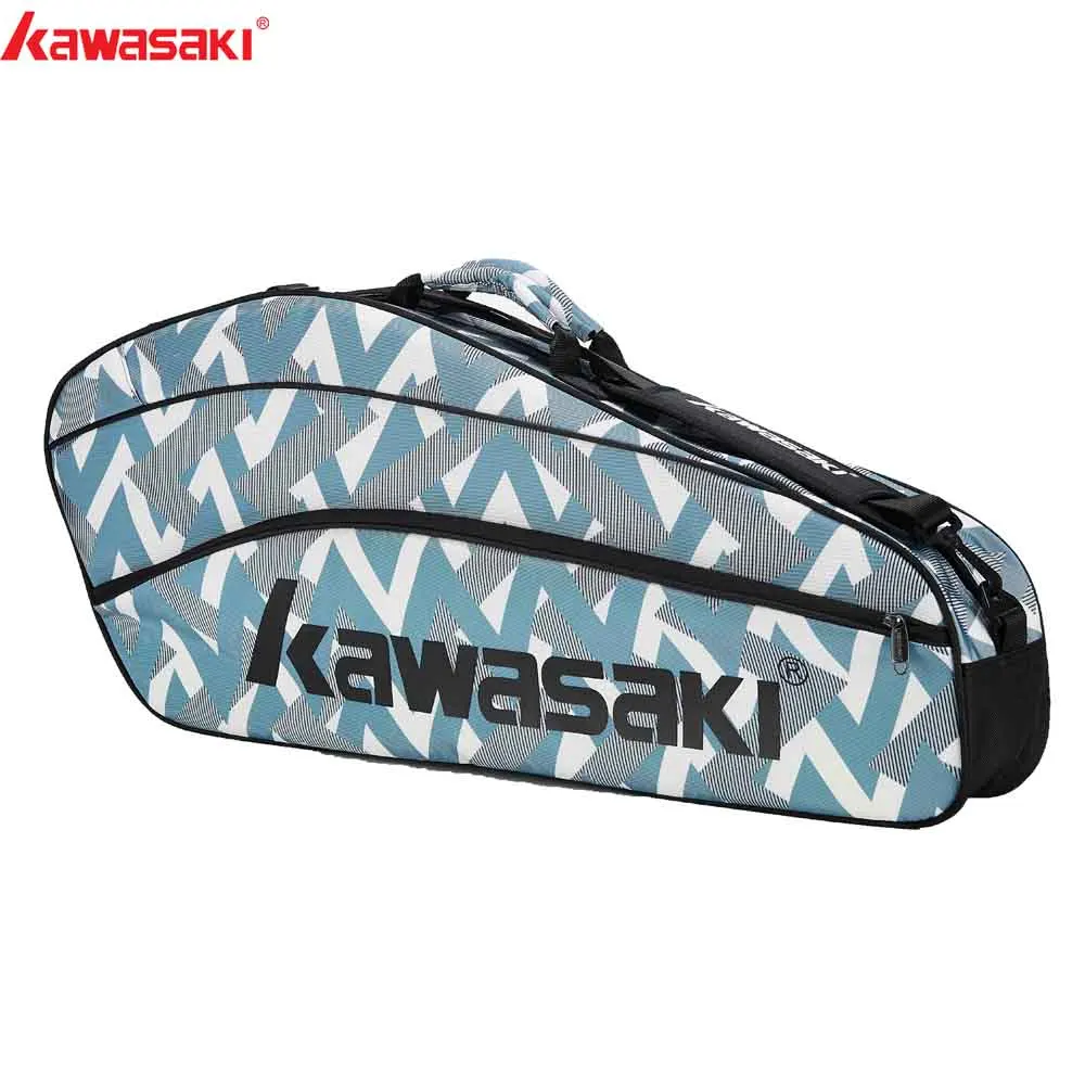 Kawasaki бренд одного плеча теннисные ракетки для бадминтона Сумка Для мужчин Для женщин Спортивные сумки 3 ракетки сумки для бадминтона KBB-8303